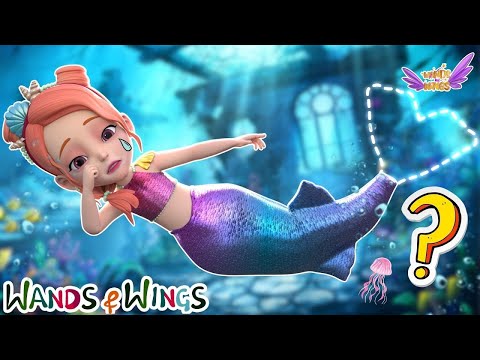 Mermaid Lost Her Tail 😱 | Little Mermaid Song - Princess Tales