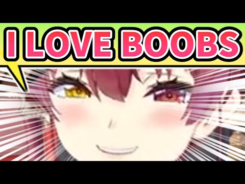 Marine Loves Boobs [ENG SUB] Hololive