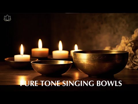 ♫ 乾淨無廣告 ♫ 純缽聲冥想 - 自我療癒. 深眠 - Pure Tone Singing Bowl - Deep Meditation Self-Healing - Deep Sleep