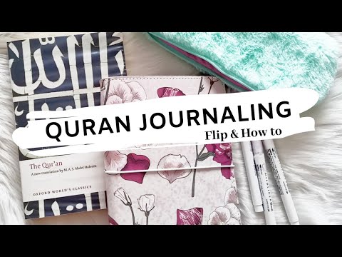 Quran Journaling 2020 flip and How to | SKIPPYSKITTLE