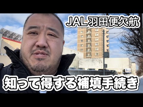 【JAL国内線】羽田便欠航　振替便選択と補填手続き　青森経由帰宅