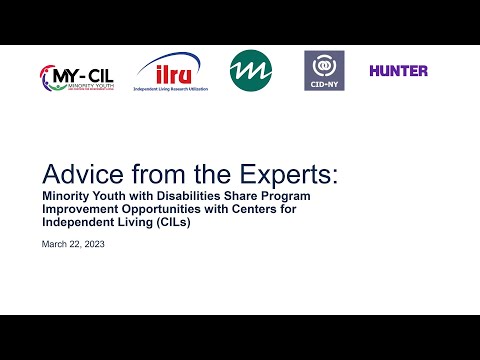 MY CIL 032223 Webinar - Advice from the Experts