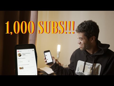 Hitting 1,000 subs live reaction! Thank you!!