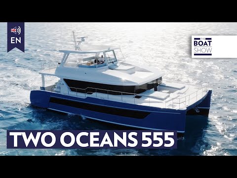 TWO OCEANS 555 Power Catamaran seen at MIBS 2024 - The Boat Show