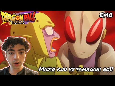 MAJIN KUU VS TAMAGAMI 1! | DRAGON BALL DAIMA EPISODE 10 REACTION