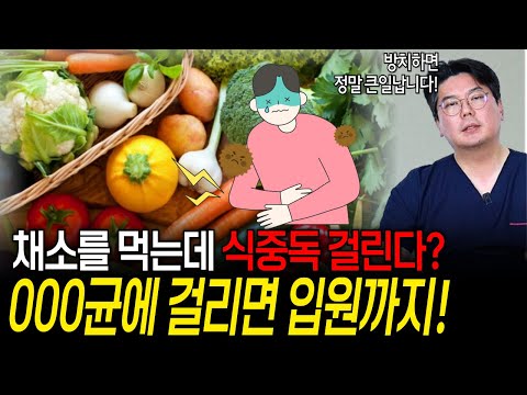 채소를 먹고 식중독에 걸리는 이유는 000균 때문에! | 의학 전문채널