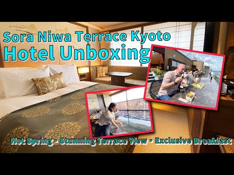 Checking out 'Sora Niwa Terrace Kyoto' - Gorgeous onsen hot spring hotel w/Rooftop Terrace!