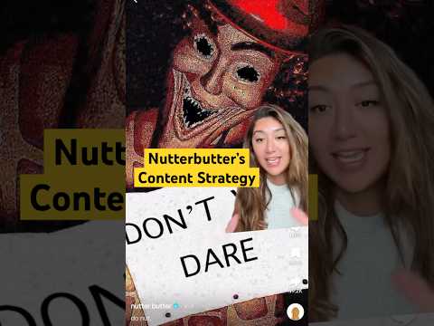 Nutter Butter's Social Media Strategy and Content is UNHINGED 😳  #contentstrategy #nutterbutter