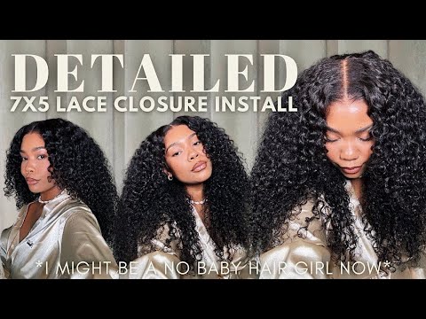 *Vacation Ready Style!* 7x5 BYEBYE Knots Jerry Curly Hair Install~ Big & Fluffy~ FT.Nadula Hair