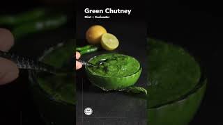 Green Chutney | Mint + Coriander Chutney Recipe