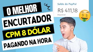 O MELHOR ENCURTADOR DE LINK PAGANDO EM DÓLAR!! CPM DE 8 DÓLAR + BÔNUS