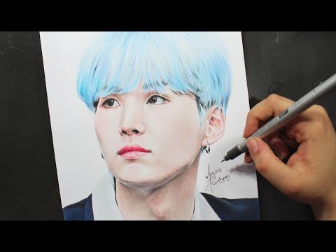 Drawing SUGA 민윤기 [BTS] [방탄소년단]