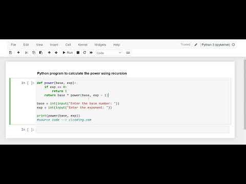 Day 11 : Python Program to calculate the power and exponent using recursion