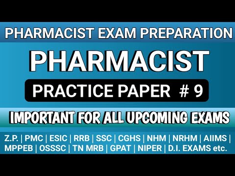 AIIMS pharmacist exam preparation | HSSC pharmacist exam questions #pharmabullet