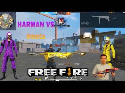 Harman ji gamer vs Dhillon ff |only mp40 challenge | 1st 6round defeat then 6rounds victory #viral