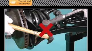 555 SANKEI INDUSTRY - Tie rod end installation tips