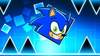 Sonic Plays GEOMETRY DASH...