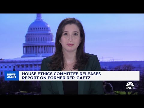 House Ethics Committee releases the report on former Florida Representative Matt Gaetz