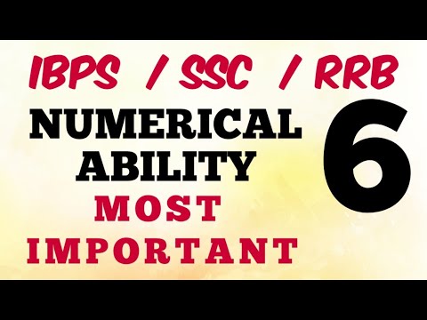 IBPS/ SSC/ RRB NUMERICAL ABILITY 06