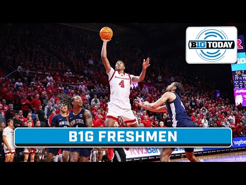 Who is on Rapheal Davis' Top B1G Freshmen List? Dillon Gabriel & Adam Wright Stop By | B1G Today