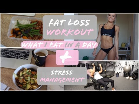 Fat Loss Workout || Week 2 + Managing STRESS || What I eat in a day