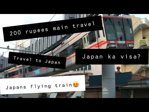 Flying train in japan😳#japan#urdu#train