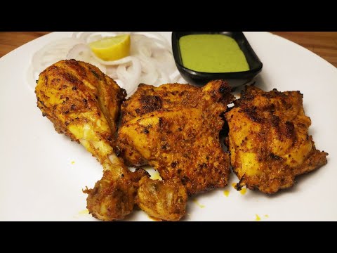 Roasted Chicken Recipe/Tandoori Chicken without oven/ घर में बनाए दिल्ली जैसा तंदूरी  चिकन