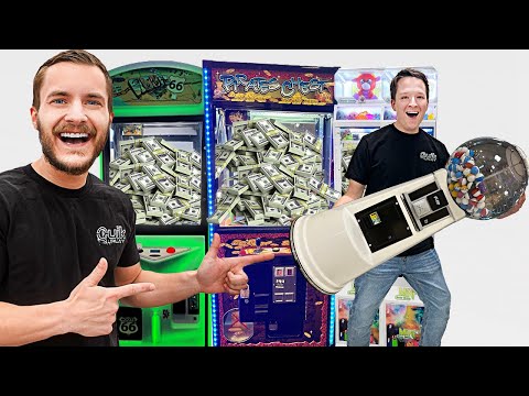 Collecting TONS OF CASH From Our Claw Machines!