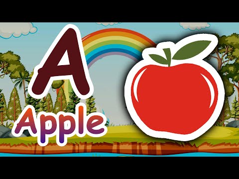 Educational for Toddler | Learn Kids English | Baby Nursery Video | abcd a for apple