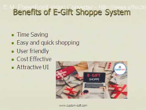 E Gift Shoppe Software by CustomSoft