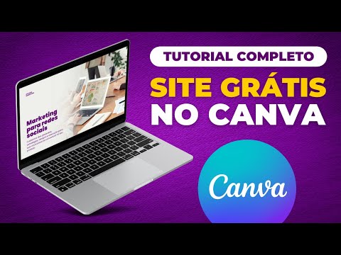 Como criar um SITE GRÁTIS no CANVA | Fácil e Rápido 🔥 [Tutorial Completo de Como Fazer 2023]