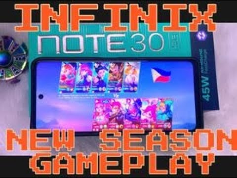 INFINIX NOTE 30 5G MOBILE LEGENDS RANK GAMEPLAY (NEW SEASON)