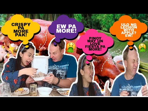 LECHON BABOY "MUKBANG" || WITH MY CANADIAN HUBBY|| ANU NGYARI SA NGIPIN NYA PAGKAGAT?||JANICE MILLIS