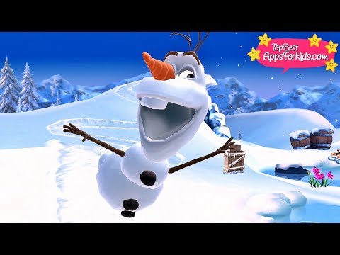 Olaf's Adventures ⛸️ Ice Skating & Hockey Playing with Olaf 🏒 Disney Frozen App for Kids