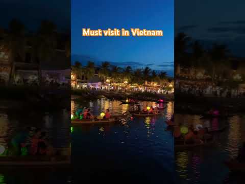 Hoi An boat ride in Vietnam 🇻🇳 #boating #vietnam #travel #explore #couplegoals #yt