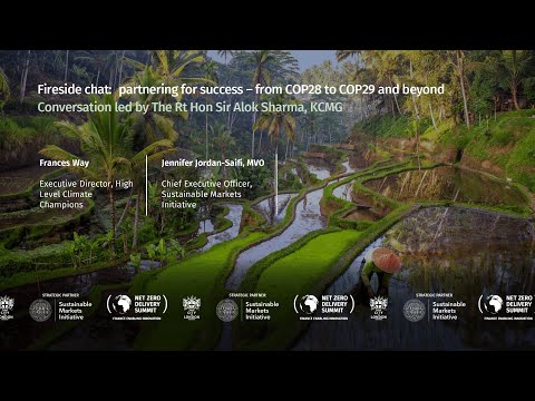 NZDS24 Fireside chat: Partnering for success – from COP28 to COP29 and beyond