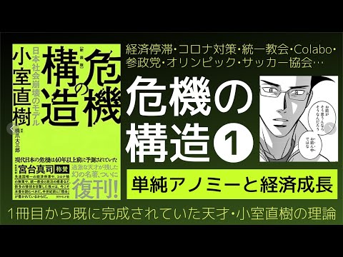 【#危機の構造 】❶ #小室直樹 著　単純アノミーと経済成長 〜#ブルーロック で学ぶ最適経済成長