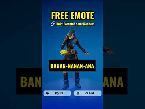 Fortnite - Free Emote! (Nanner Ringer) #FortniteLeaks #FortniteChapter5 #FortniteUnderground #Gaming