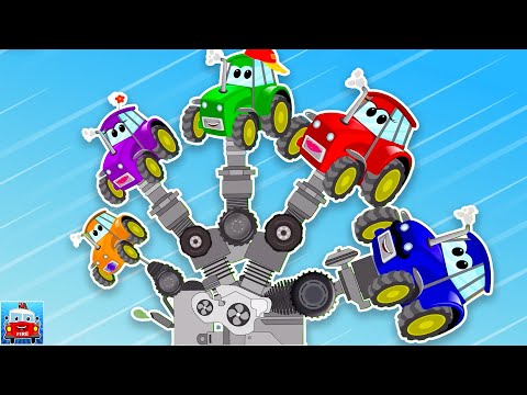 Tractor Finger Family + More Kindergarten Rhymes & Kids Songs