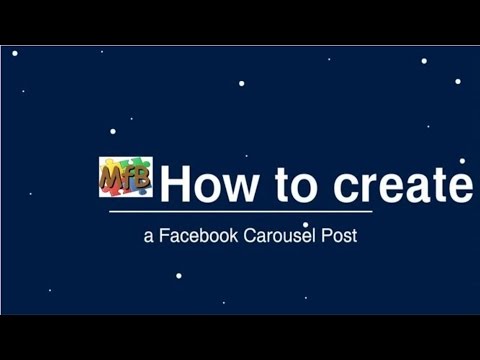 How to Create Facebook Carousel Post