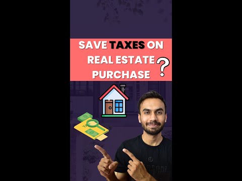 How to Save Taxes on Real Estate Purchase? #shorts