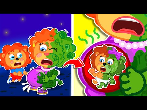 LionET | Mommy Turn Into a Zombie Takes Care of Mommy  | Cartoon for Kids