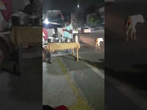 street food night time in film nagar