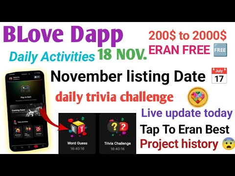 BLove Dapp 200$ To 2000$ Free earning platform 💥 blv to bld sell in 5$ par Coin 🪙 Omar Khan live 🔴