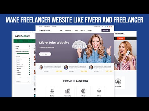 How To Make Freelancer & Micro Job Marketplace Website Like Fiverr & Freelancer | Micro Jobs