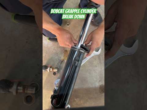 Will it come apart? (Hydraulic cylinder) #shortsvideo #bobcat