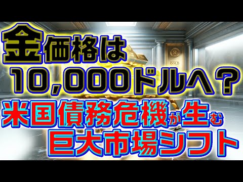 金価格は10,000ドルへ？米国債務危機が生む巨大市場シフト