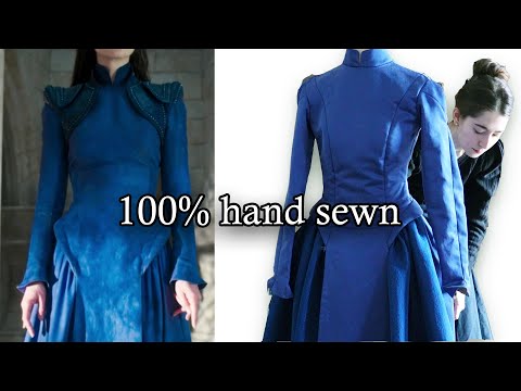 Making Moiraine's Dress Using Only Third Age Sewing Methods | The Wheel of Time