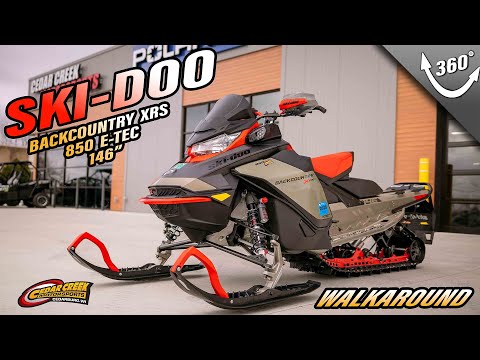 Walkaround | 2022 Ski-Doo Backcountry™ X-RS® Rotax® 850 E-TEC® 146 ES Cobra 1.6 Titanium LCD