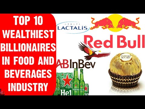 Top 10 wealthiest billionaires in food and beverages industry | Red Bull | Ferrero | Lactalis | Food